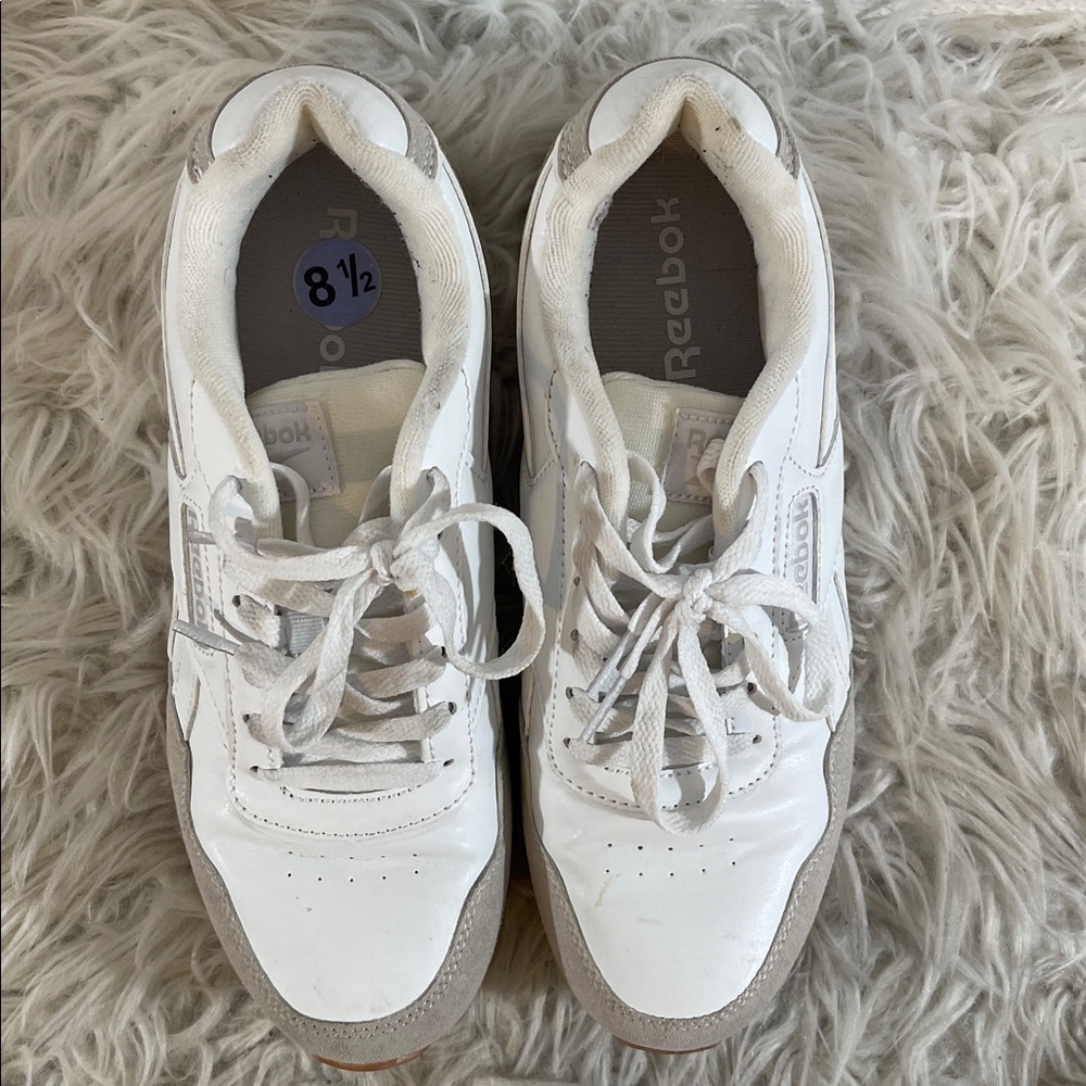 Reebok Womens Classic Harmon FFC0119598 White Casual Shoes Sneakers Size 8.5 - Picture 4 of 11